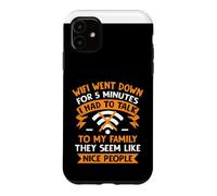 Jeu de Mots Amusant sur Les Jeux vidéo - Sarcastique WiFi Coque pour iPhone 11