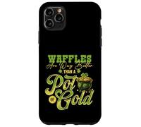 Jeu de Mots Amusant Waffles Over Gold pour Le Petit-déjeuner Coque pour iPhone 11 Pro Max