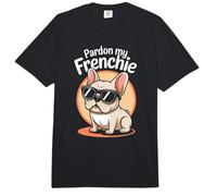 Jeu de Mots Bouledogue français | Pardon My Frenchie - Cool Comfort Colors Adult Heavyweight T-Shirt