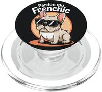 Jeu de Mots Bouledogue français | Pardon My Frenchie - Cool PopSockets PopGrip pour MagSafe