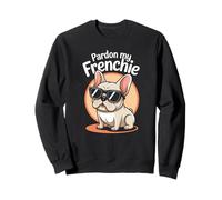 Jeu de mots bouledogue français | Pardon My Frenchie - Cool Sweatshirt