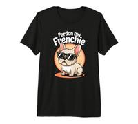 Jeu de Mots Bouledogue français | Pardon My Frenchie - Cool T-Shirt Haut de Gamme