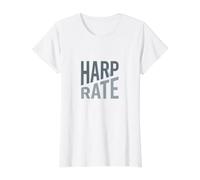Jeu de Mots de Harpe pour harpiste T-Shirt Graphique avec Valeur, Femme, Blanc, L