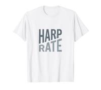 Jeu de Mots de Harpe pour harpiste T-Shirt Graphique avec Valeur, Homme, Blanc, L