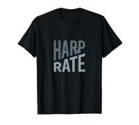 Jeu de Mots de Harpe pour harpiste T-Shirt Graphique avec Valeur, Homme, Noir, L