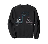Jeu de Mots de mathématiques avec Angle Gratuit Sweatshirt