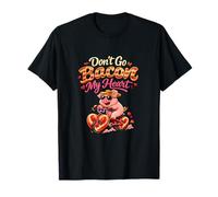 Jeu de Mots de vélo « Dont Go Bacon My Heart Pig » T-Shirt