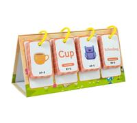 Jeu de mots de vue, cartes flash pour tout-petits, 96 pièces construction de mots, cartes flash, fournitures sensorielles d'éducation à la maison pour apprentissage précoce