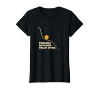 Jeu de Mots d'escalade Amusant Qui Ressemble à Un Rocher Plus Que jamais T-Shirt Graphique avec Valeur, Femme, Noir, XL