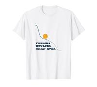 Jeu de Mots d'escalade Amusant Qui Ressemble à Un Rocher Plus Que jamais T-Shirt Graphique avec Valeur, Homme, Blanc, L