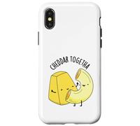 Jeu de mots drôle au cheddar Together Mac and Cheese Coque pour iPhone X/XS