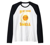 Jeu de Mots drôle dans ma Propre Coquille d'humour Mignon Manche Raglan