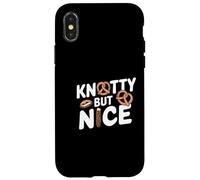Jeu de Mots drôle de Bretzel - Snack Knotty But Nice Coque pour iPhone X/XS