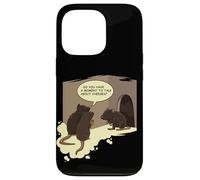 Jeu de Mots drôle de Jésus Adoration de Dessin animé - Rats « Talk About Cheeses » Coque pour iPhone 13 Pro