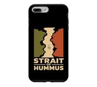 Jeu de Mots drôle de Nourriture méditerranéenne du détroit de houmous Coque pour iPhone 7 Plus/8 Plus