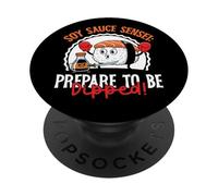 Jeu de Mots drôle de Sushi. Famille et Amis. Papa Blague PopSockets PopGrip Adhésif