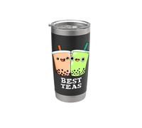 Jeu de mots drôle entre meilleurs amis de Best-Teas Gobelet isotherme en acier inoxydable double paroi