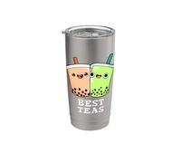 Jeu de mots drôle entre meilleurs amis de Best-Teas Gobelet isotherme en acier inoxydable double paroi