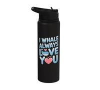 Jeu de mots drôle : « Je t'aime » Stainless Steel Insulated Water Bottle
