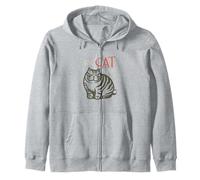 Jeu de Mots drôle pour Chats Big Cat Menteur Sweat à Capuche