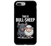 Jeu de Mots drôles d'animaux sarcastiques « This is Bull Sheep » Coque pour iPhone 7 Plus/8 Plus