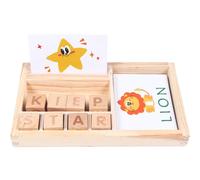 Jeu De Mots En Bois Pour Enfants, Puzzle, Cartes Cognitives, Alphabet, Anglais, Jouets Éducatifs En Bois Pour Bébé, Jouet De Maths Montessori