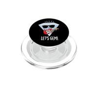 Jeu de Mots en Diamant Amusant Let's Gem PopSockets PopGrip pour MagSafe