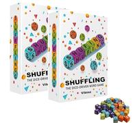 Jeu de mots et dés dynamique - Un défi de dés et de mots rapide pour adultes et familles, un jeu de société nomade avec cartes et prix, pour des soirées jeux créatives et stratégiques (2SETS)