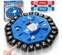 Jeu de mots familial pour enfants et adultes avec 2 modes, 220 catégories de sujets, jeu de pression à 24 lettres, jeux de puzzle amusants et rapides pour garçons et filles à partir de 3 ans, 2 à 8