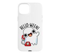 Jeu de Mots fantôme Amusant Hello-ween Coque pour iPhone 15 Plus