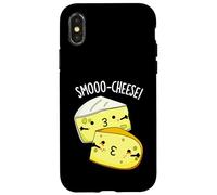 Jeu de Mots Funny Kiss Smoo-Cheese Coque pour iPhone X/XS