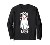 Jeu de mots Halloween Vache fantôme Manche Longue