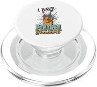 Jeu de Mots Humoristique « I Have High Standards » PopSockets PopGrip pour MagSafe