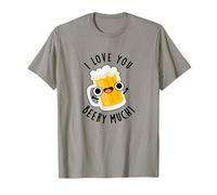 Jeu de Mots « I Love You Beery Much Funny Beer » T-Shirt