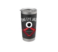 Jeu de mots One Eye Jack Funny Mechanic Gobelet isotherme en acier inoxydable double paroi