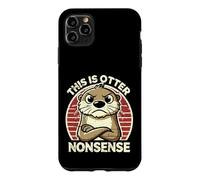 Jeu de Mots Otter Nonsense Grumpy Animal Coque pour iPhone 11 Pro Max