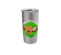Jeu de mots Philo-paresseux phical Gobelet isotherme en acier inoxydable double paroi