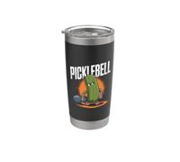Jeu de mots Picklebell Funny Pickle Kettlebell Gobelet isotherme en acier inoxydable double paroi