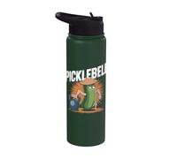Jeu de mots Picklebell Funny Pickle Kettlebell Stainless Steel Insulated Water Bottle