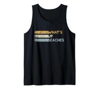 Jeu de Mots rétro des années 80 | What's Up Beaches Débardeur