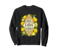 Jeu de Mots rétro esthétiques Citrons Agrumes drôle d'été Sweatshirt