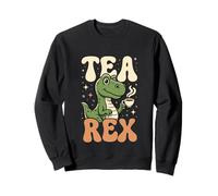 Jeu de Mots Tea Rex Dinosaur Tea Lover Sweatshirt