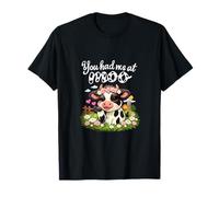 Jeu de Mots You Had Me at Moo Cow Kiss Country Farm T-Shirt