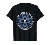Jeu de mystère Crazy I Love Being Locked Escape Room T-Shirt