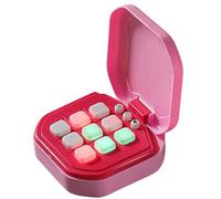 Jeu de noughts et Croix | Jeu de Main-d'œuvre électronique de 10,5 cm | Jeu d'orteil Tic-Tac 120G | Jouet éducatif de Formation cérébrale Interactive, Jeux de Voyage Portables pour Les et Les