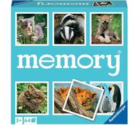 Jeu de paires et de mémoire - Grand memory - Petits Animaux - Ravensburger - 64 cartes