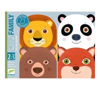 Djeco Jeu de cartes Little Family pour enfants 2 à 5 ans Bleu