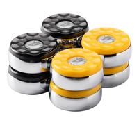 Jeu de palets de shuffleboard 4 x noir et 4 x jaune
