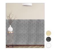 Jeu de panneaux muraux autocollants Décoration murale Aspect brique 3D pierre