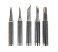 Jeu de pannes d’origine pour fer à souder Einhell (pour fer à souder sans fil Einhell, jeu de 5 pcs, avec panne plate, panne en fer à cheval, panne biseautée, panne fine, panne conique)